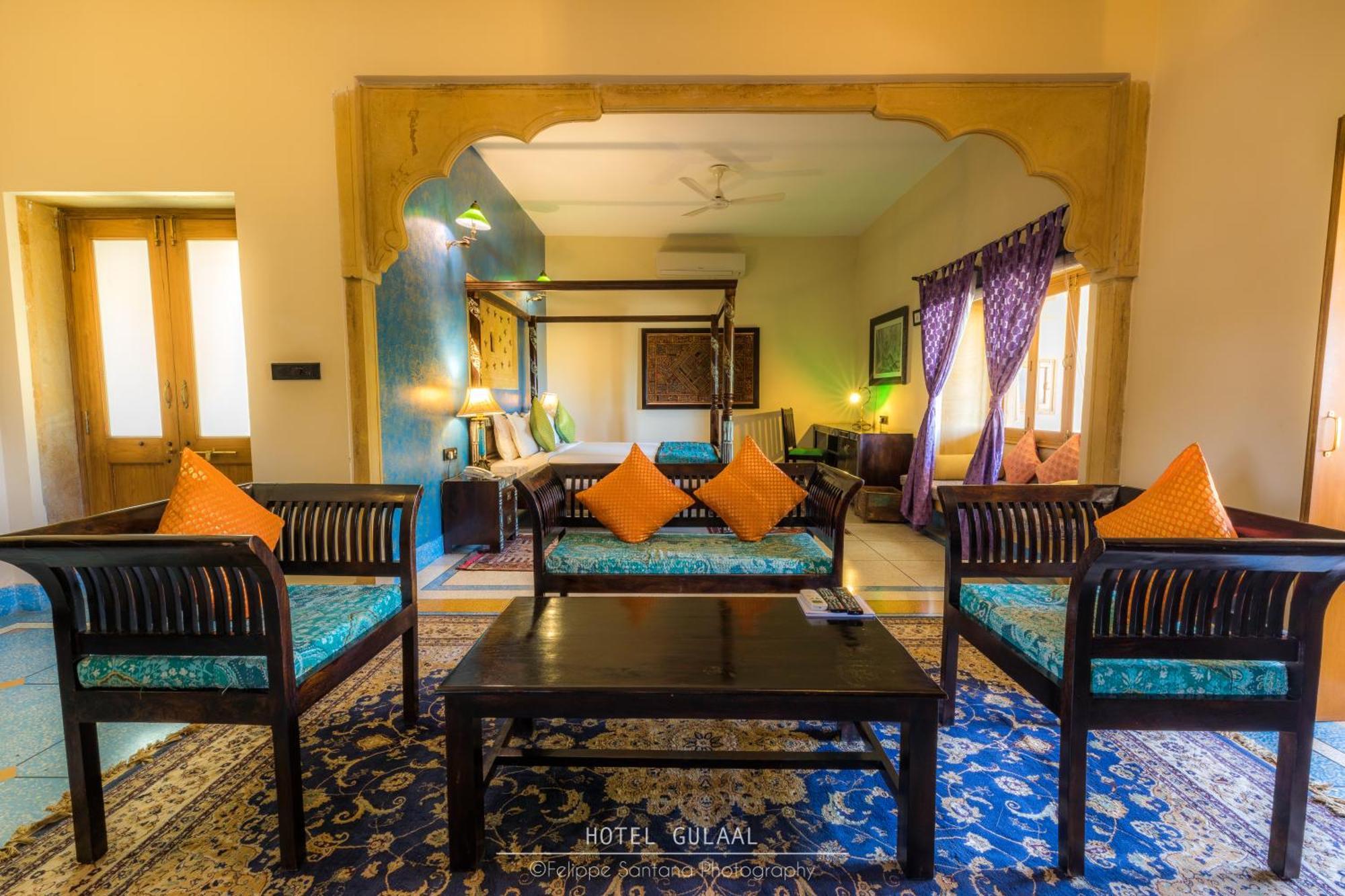 The Gulaal Hotel Jaisalmer Bagian luar foto