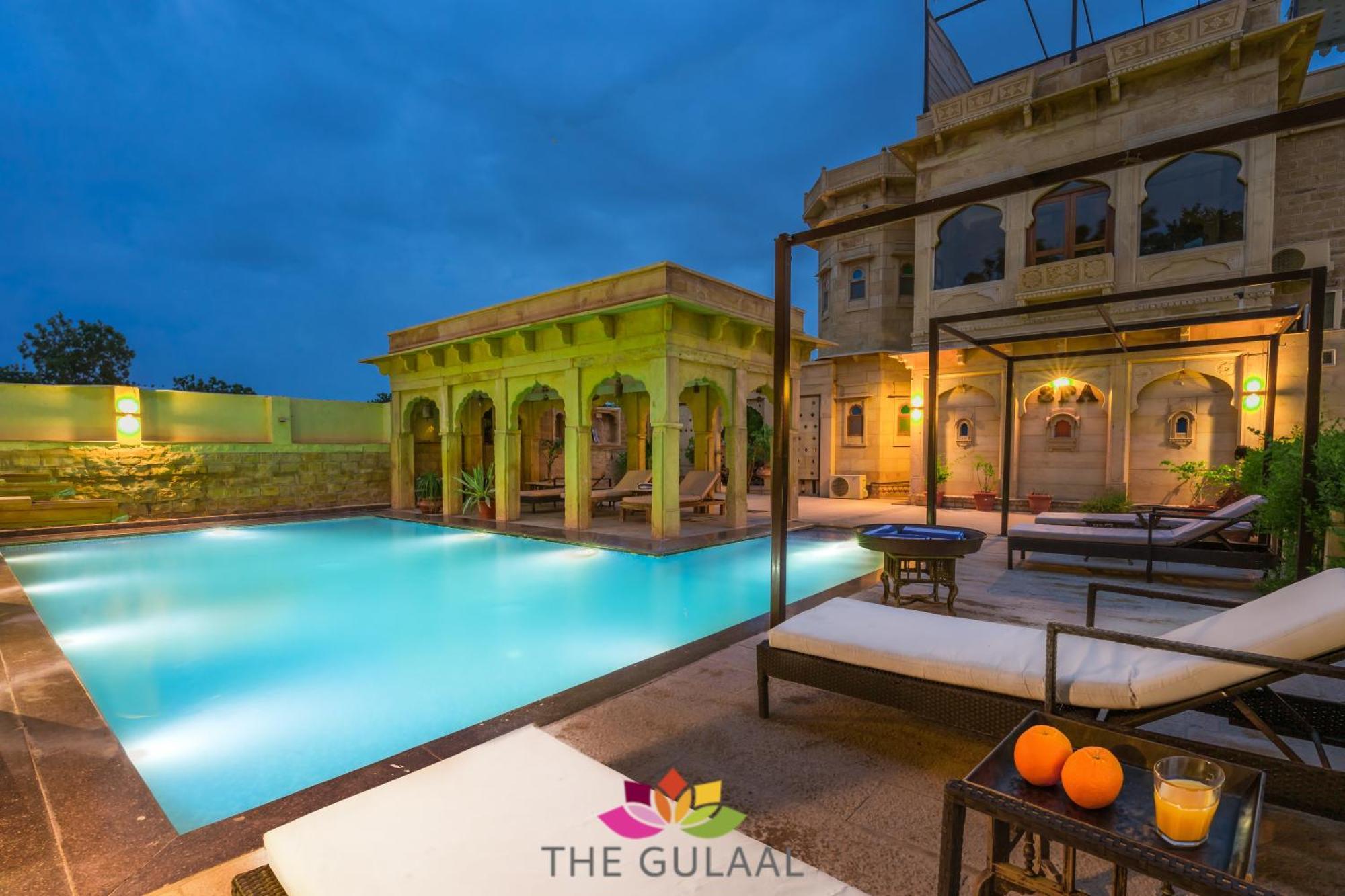 The Gulaal Hotel Jaisalmer Bagian luar foto